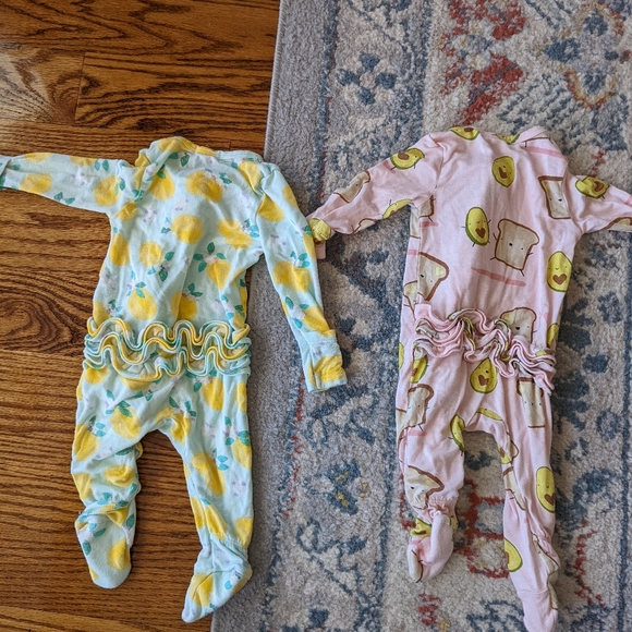 Angel Dear One Pieces Angel Dear 3 Month Sleeper Set Of 2 Poshmark
